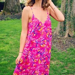 Nicole Miller Vibrant Floral Midi Dress